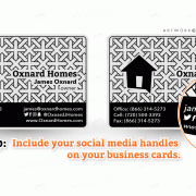 Include Social On Media Business Cards