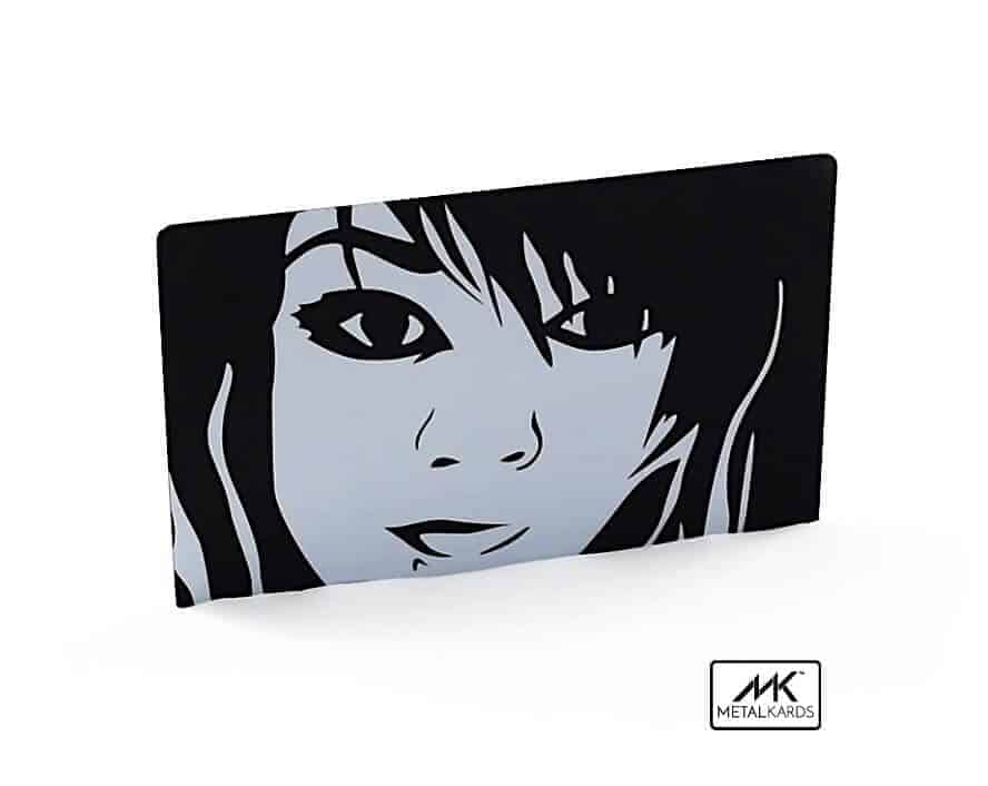 Black And White Metal Cards