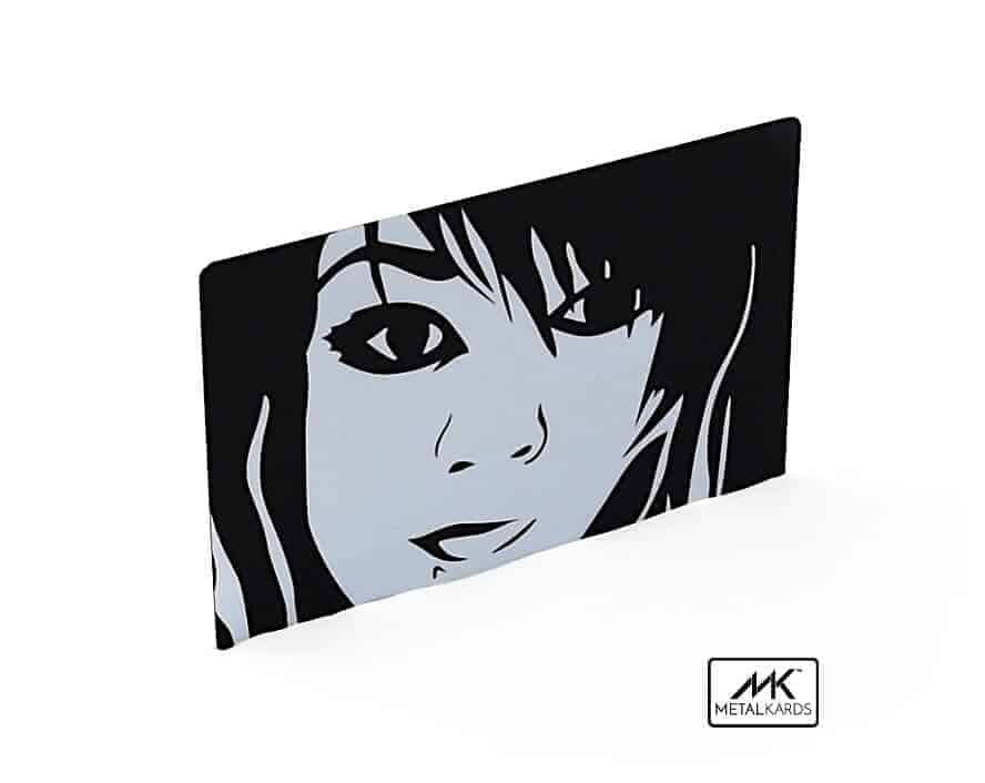 Black And White Metal Cards