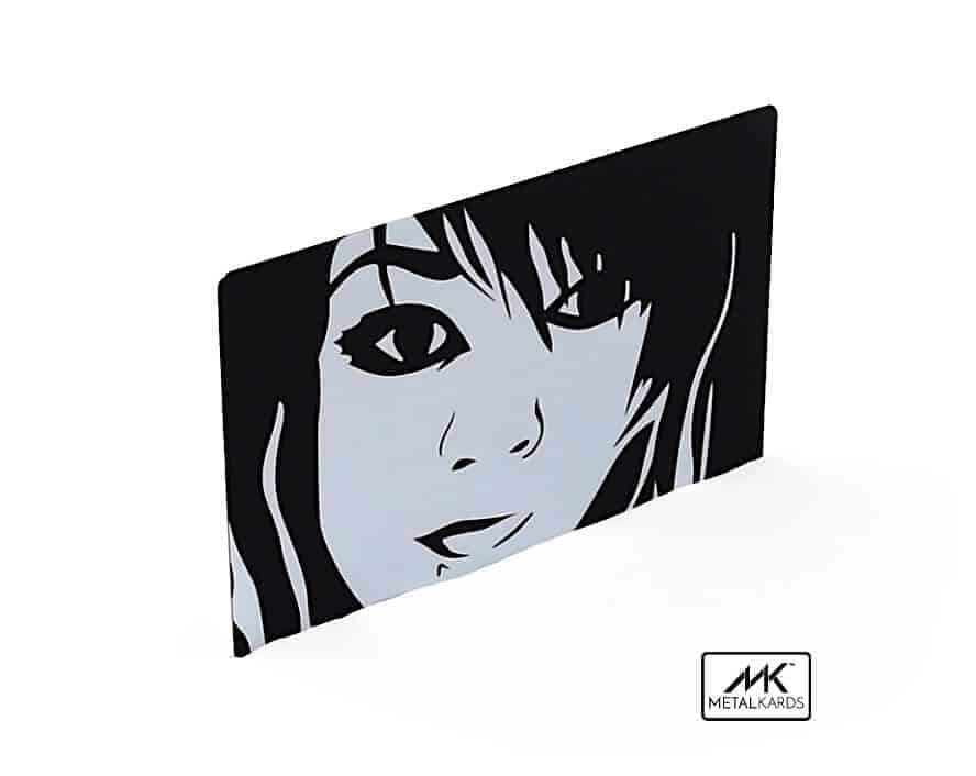 Black And White Metal Cards