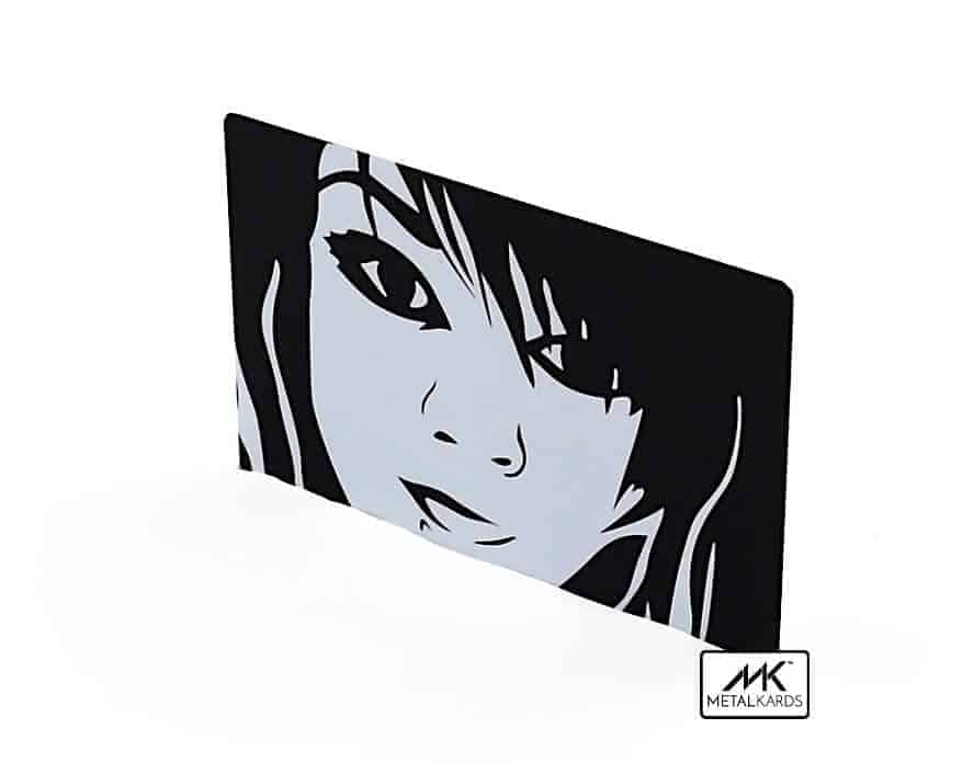 Black And White Metal Cards