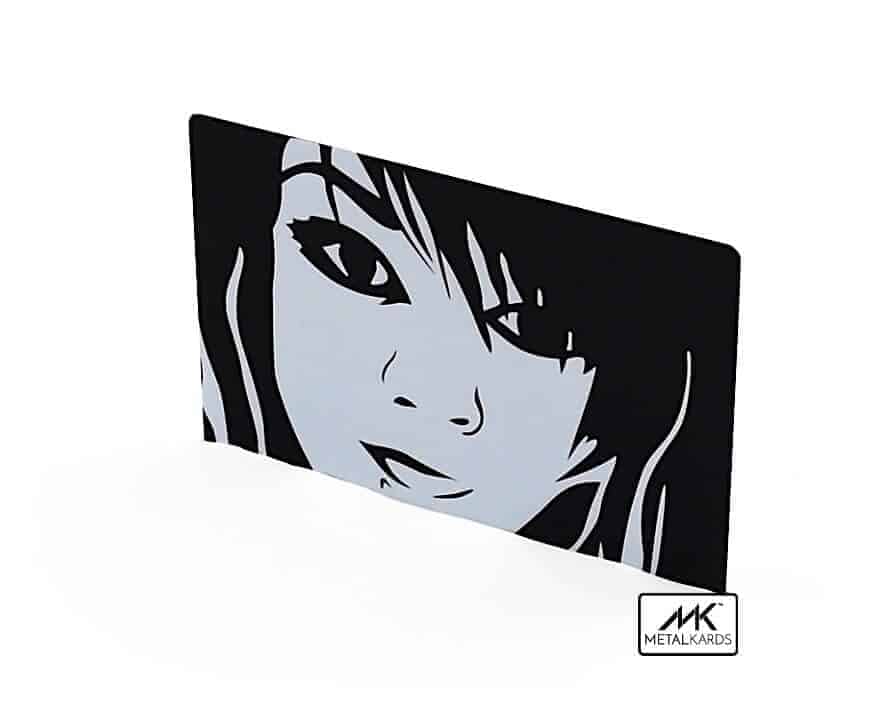 Black And White Metal Cards