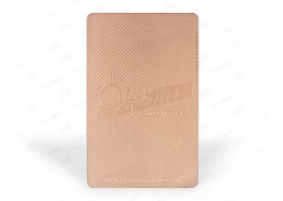 Matte Copper Metal Cards