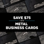 75 Off Metal Cards Deal