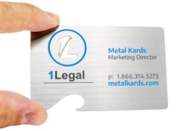 Bottle Opener Business Card