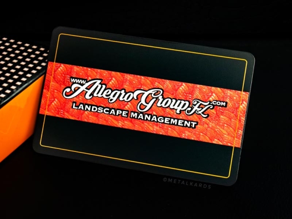 Landscape Metal Business Cards Ideas