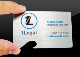 Legal Bottle Opener Metal Business Card