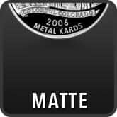 Matte Black Metal Business Cards