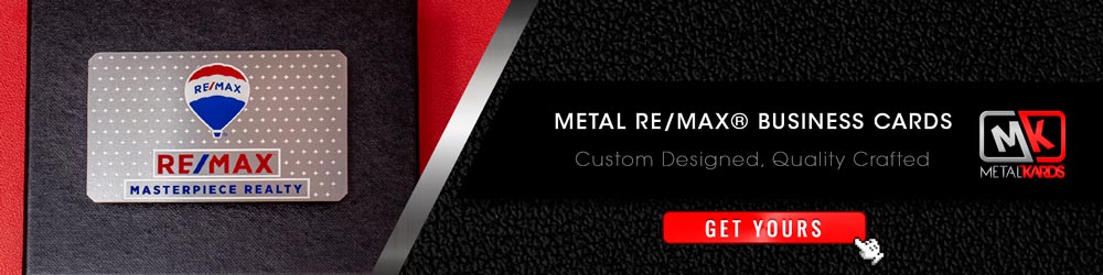 Metal Remax Business Cards