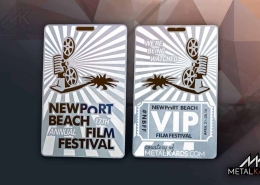 Metal Vip Card For Newport Beach Film Festival