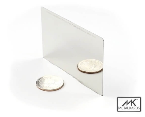 Polished Chrome Metal Business Cards