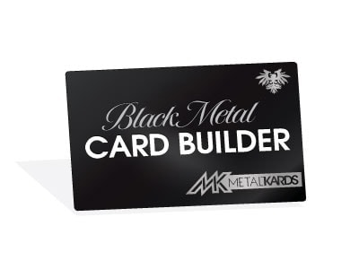 Black Metal Cards Builder