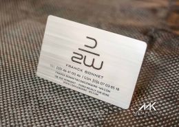 Product Brushed Stainless Business Cards