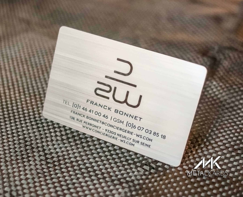 Product Brushed Stainless Business Cards