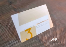 Product Brushed Stainless Steel Cards