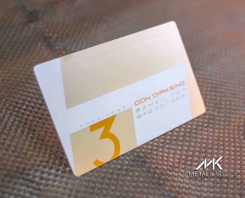 Product Brushed Stainless Steel Cards