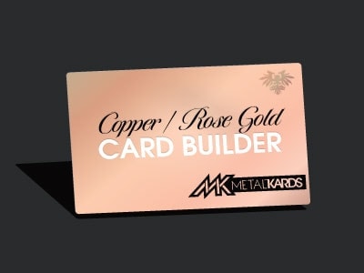 Copper Metal Cards Builder