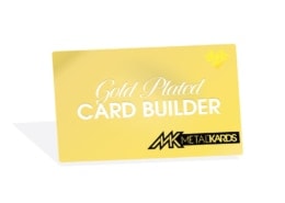 Gold Metal Cards Builder