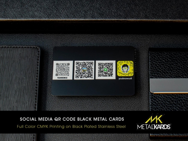 Social Media Qr Code Business Cards