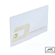 White Metal Business Cards